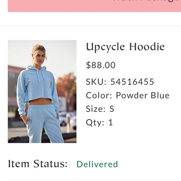 Free People Movement Upcycle hoodie. Size Small. Lightly worn. - Picture 2 of 4